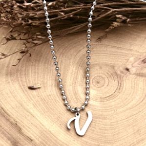 🔘Stainless Steel Letter V Necklace🔘